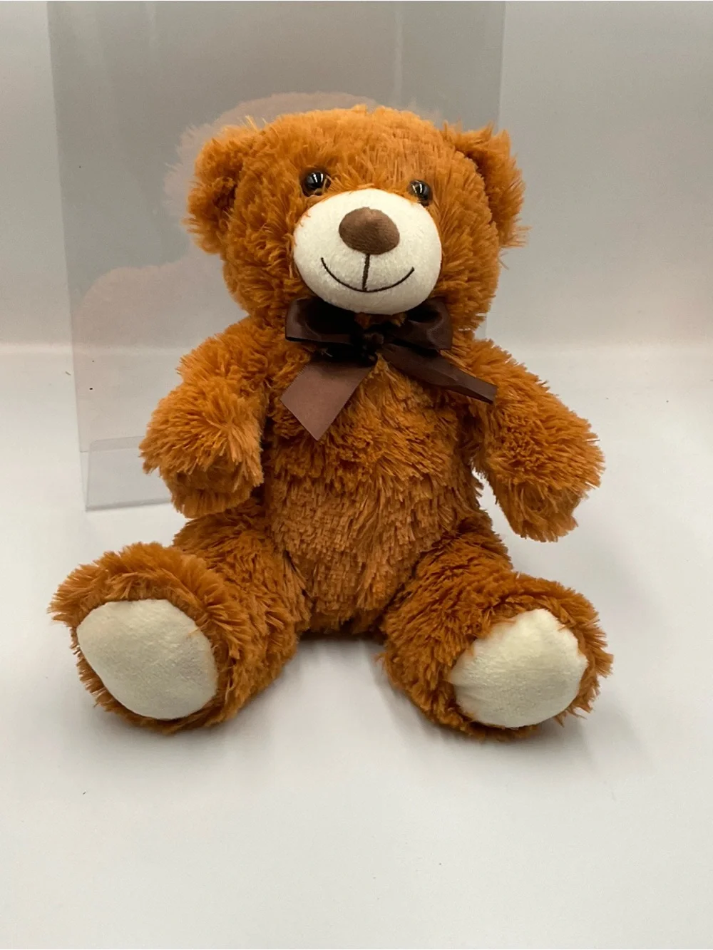 Plush Teddy Bear with Ribbon - Kids Toys